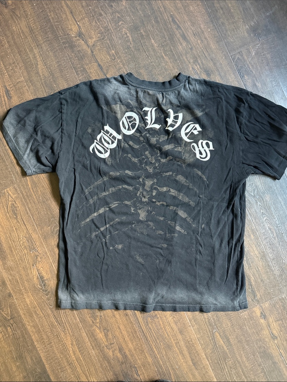 Darc Sport Black Graphic Short Sleeve Tee with White Back Lettering